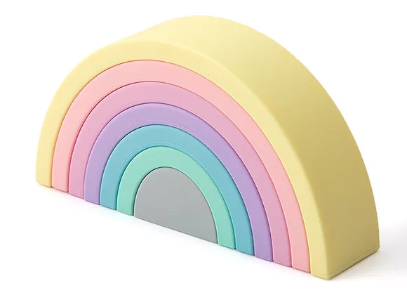 Silicone Stacking Rainbow