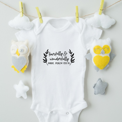 Fearfully & Wonderfully Made Body Suit Template