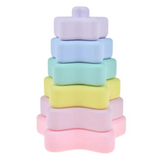 Neutral Silicone Star Stacking Toy