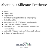 Unicorn Silicone Teether