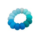 Blues and Greens Teething Ring
