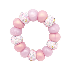 Shimmery Floral Teething Ring