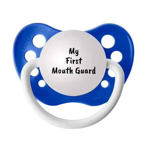 My First Mouth Guard Pacifier in Blue