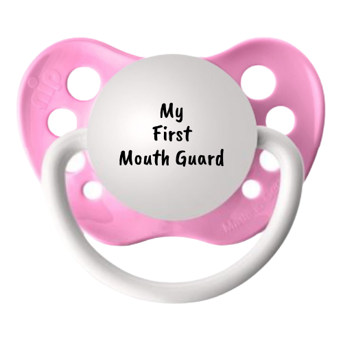 My First Mouth Guard Pacifier in Pink