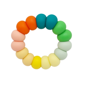 Orange, Yellow and Greens Teething Ring