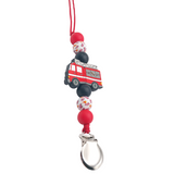 Firetruck Pacifier Clip