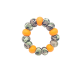 Orange Camo Teething Ring