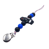 Police Car Pacifier Clip