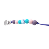 Unicorn Swirl Pacifier Clip