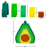 Silicone Stacking Avocado