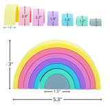 Silicone Stacking Rainbow