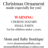 Baby Bump's First Christmas 2022 Ornament