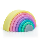 Silicone Stacking Rainbow