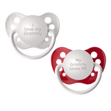 Grammy's Love Neutral Pacifier Set