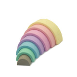 Silicone Stacking Rainbow