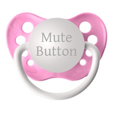 Mute Button Pacifier