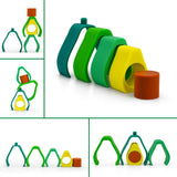 Silicone Stacking Avocado