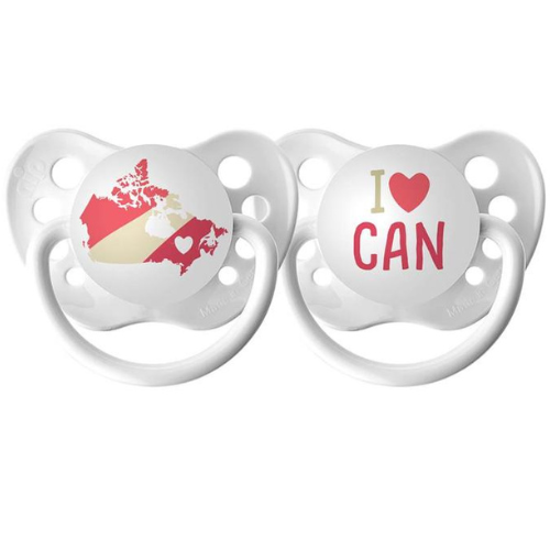 I Love Canada Pacifier Set