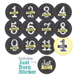 Milestone Stickers - Chalkboard Design
