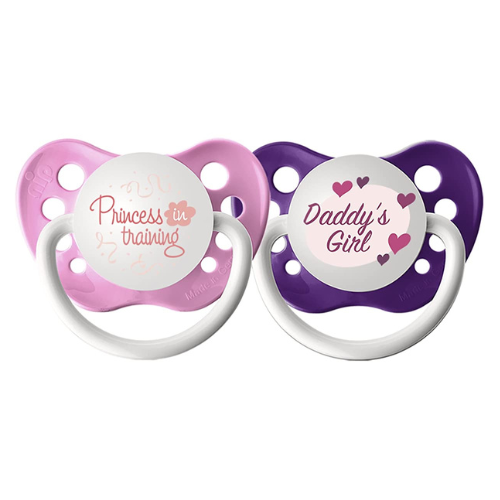 Princess In Training & Daddy's Girl Pacifier Set