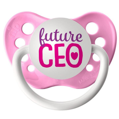Future CEO Pacifier Pink