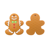 Ginger Bread Man Silicone Teether