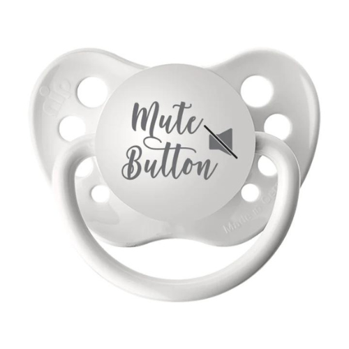 Mute Button Pacifier