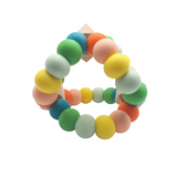 Triangle Orbit Teething Toy - Orange, Yellow and Greens