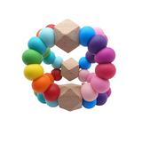 Triangle Orbit Teething Toy - Rainbow