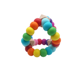 Triangle Orbit Teething Toy - Rainbow