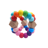 Triangle Orbit Teething Toy - Rainbow