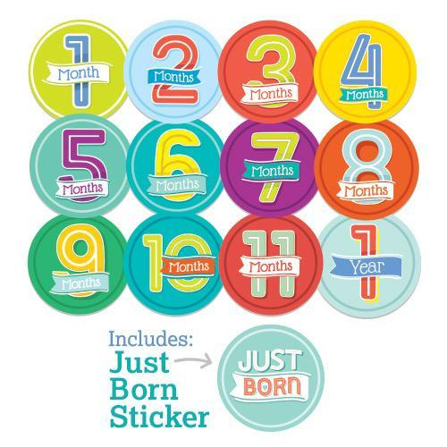 Milestone Stickers - Pop Art