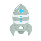 Rocketship Silicone Teether