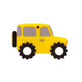 Yellow Truck Silicone Teether